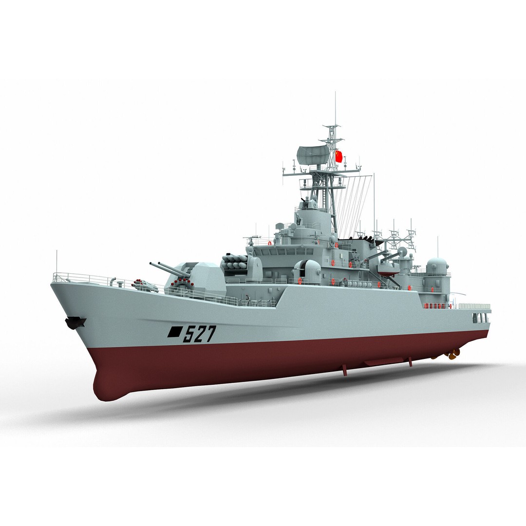 Type 053H3 Jiangwei Frigate 3D Model – High Poly Game Asset, FBX - View 7