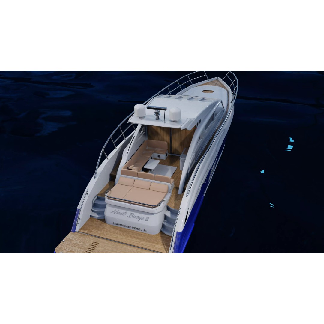 Luxury Yacht 3D Model – High Poly PBR Asset, FBX, Blender - View 6