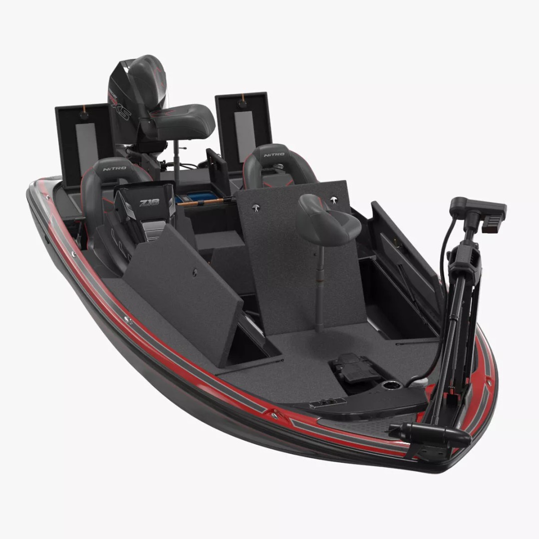 Nitro Z16 Angling Deck Boat 3D Model – Rigged PBR Asset for Maya - View 11