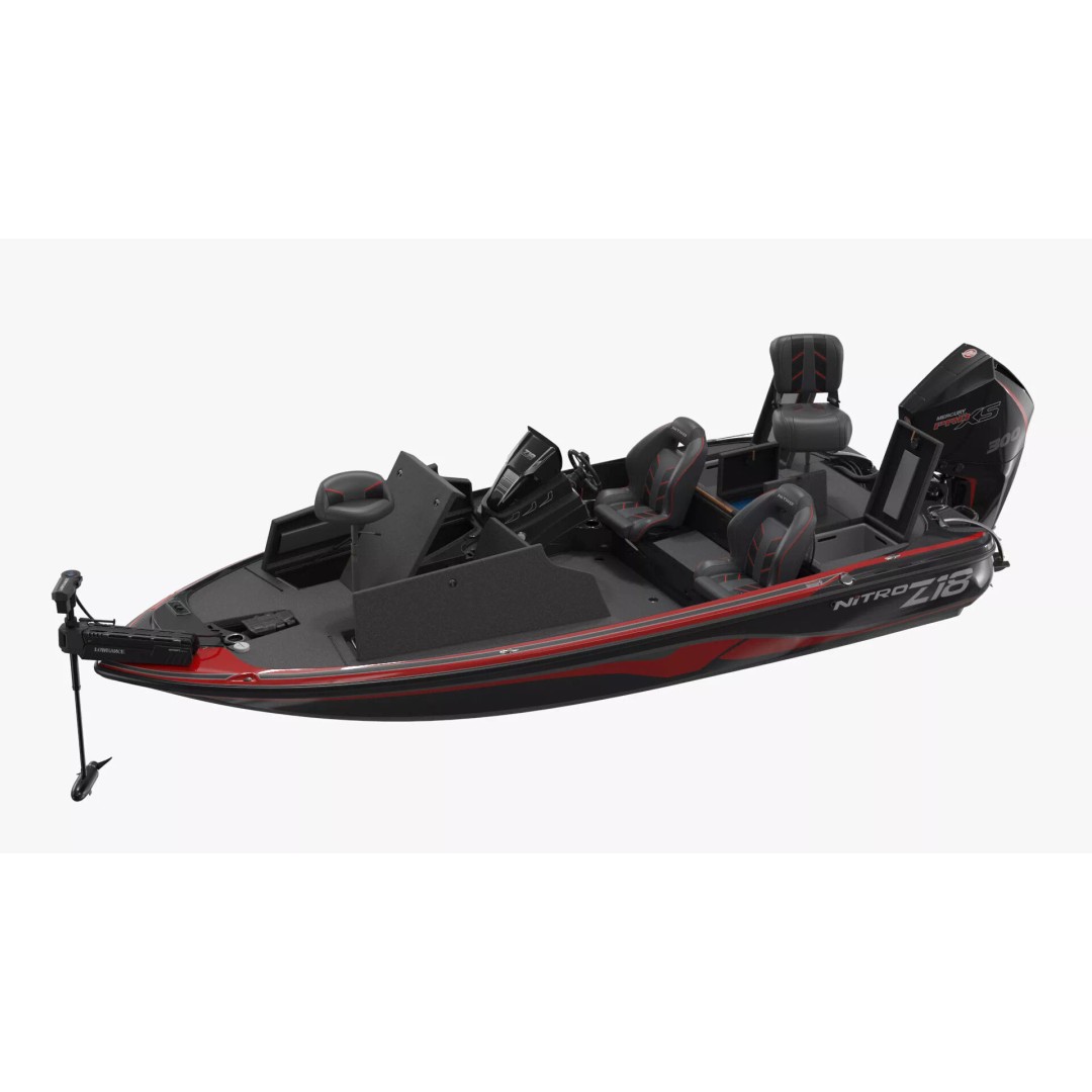 Nitro Z16 Angling Deck Boat 3D Model – Rigged PBR Asset for Maya - View 2