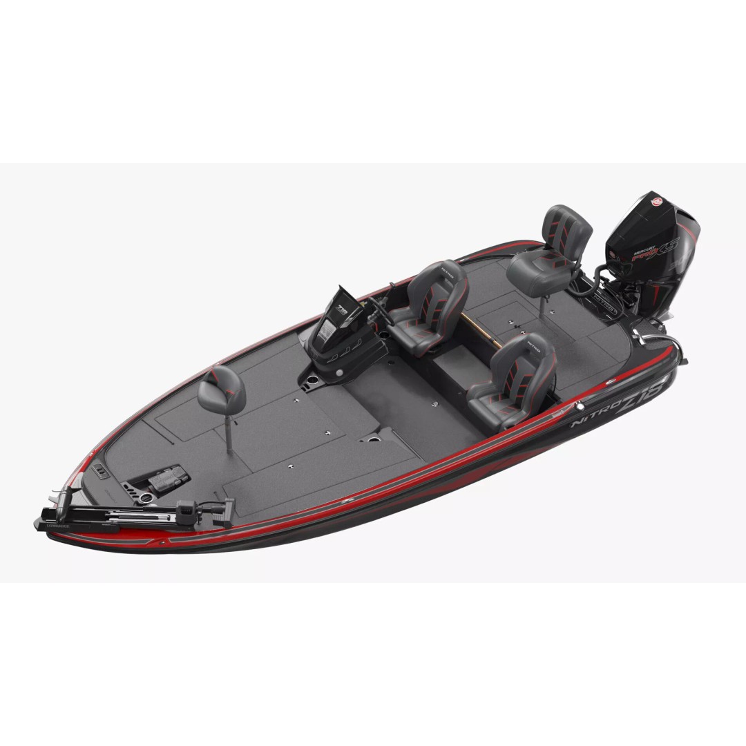 Nitro Z16 Angling Deck Boat 3D Model – Rigged PBR Asset for Maya - View 6
