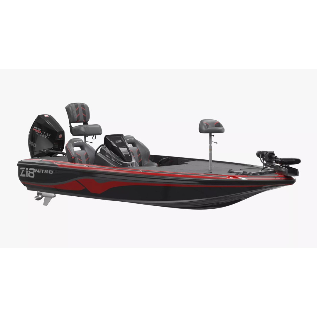 Nitro Z16 Angling Deck Boat 3D Model – Rigged PBR Asset for Maya - View 7