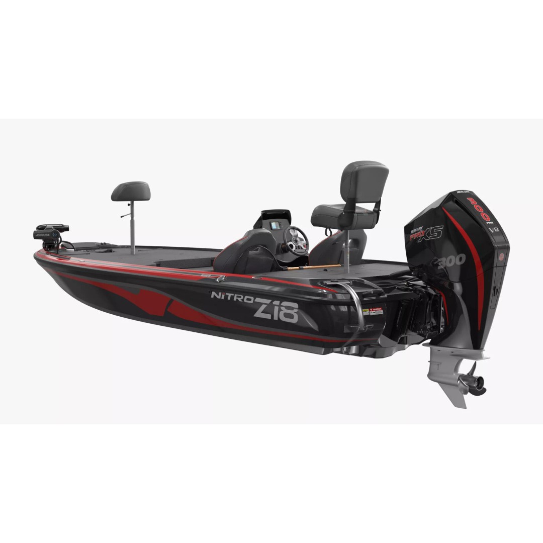 Nitro Z16 Angling Deck Boat 3D Model – Rigged PBR Asset for Maya - View 8