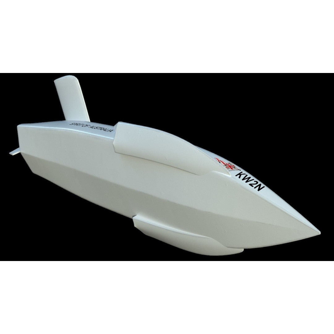 Spirit of Australia 3D Model – Historic Watercraft, PBR Textures, FBX - View 9