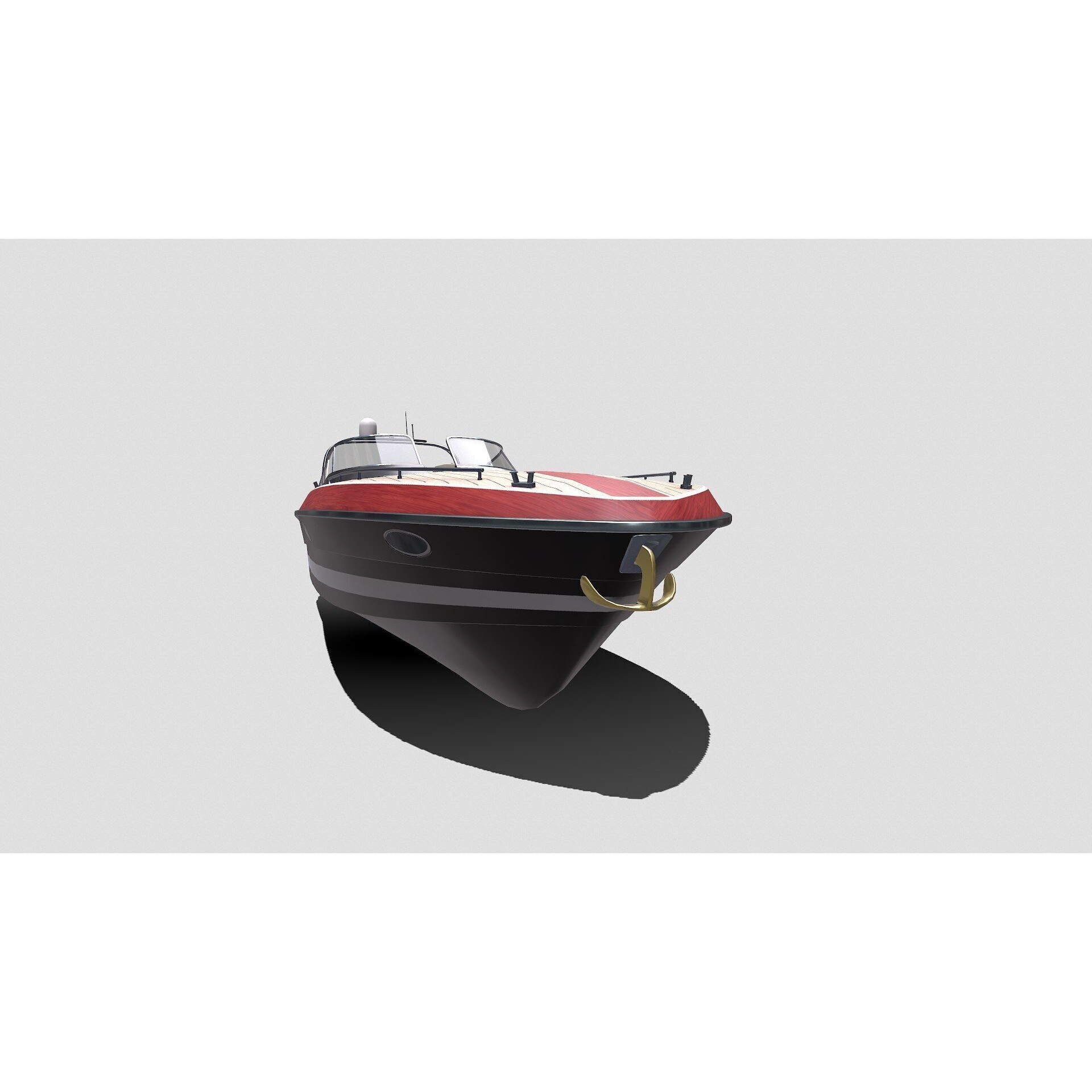 Luxury Boat - Low-Poly Game-Ready 3D Model - View 24