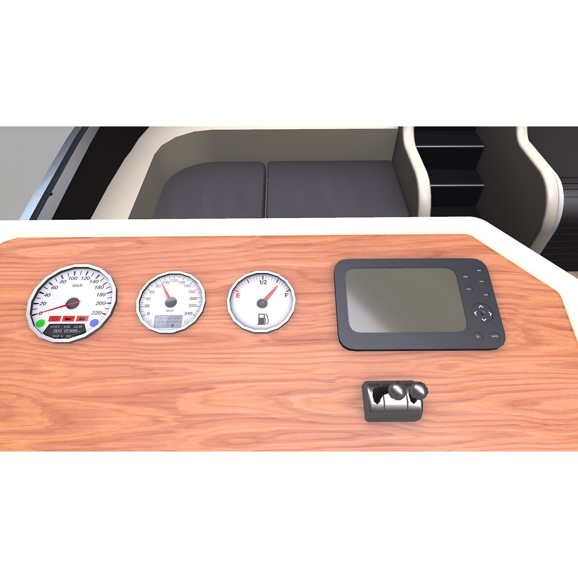 Luxury Boat - Low-Poly Game-Ready 3D Model - View 31