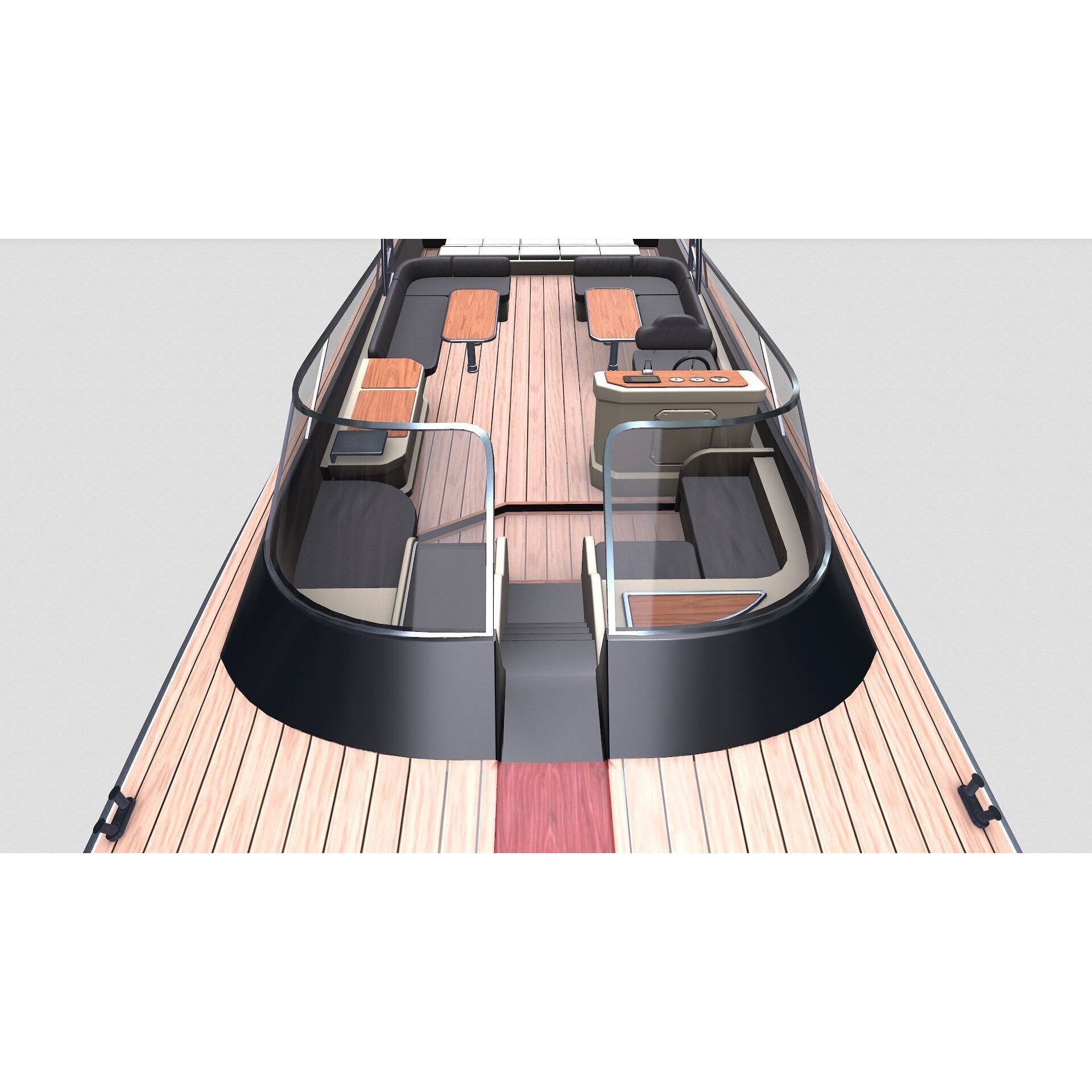 Luxury Boat - Low-Poly Game-Ready 3D Model - View 43
