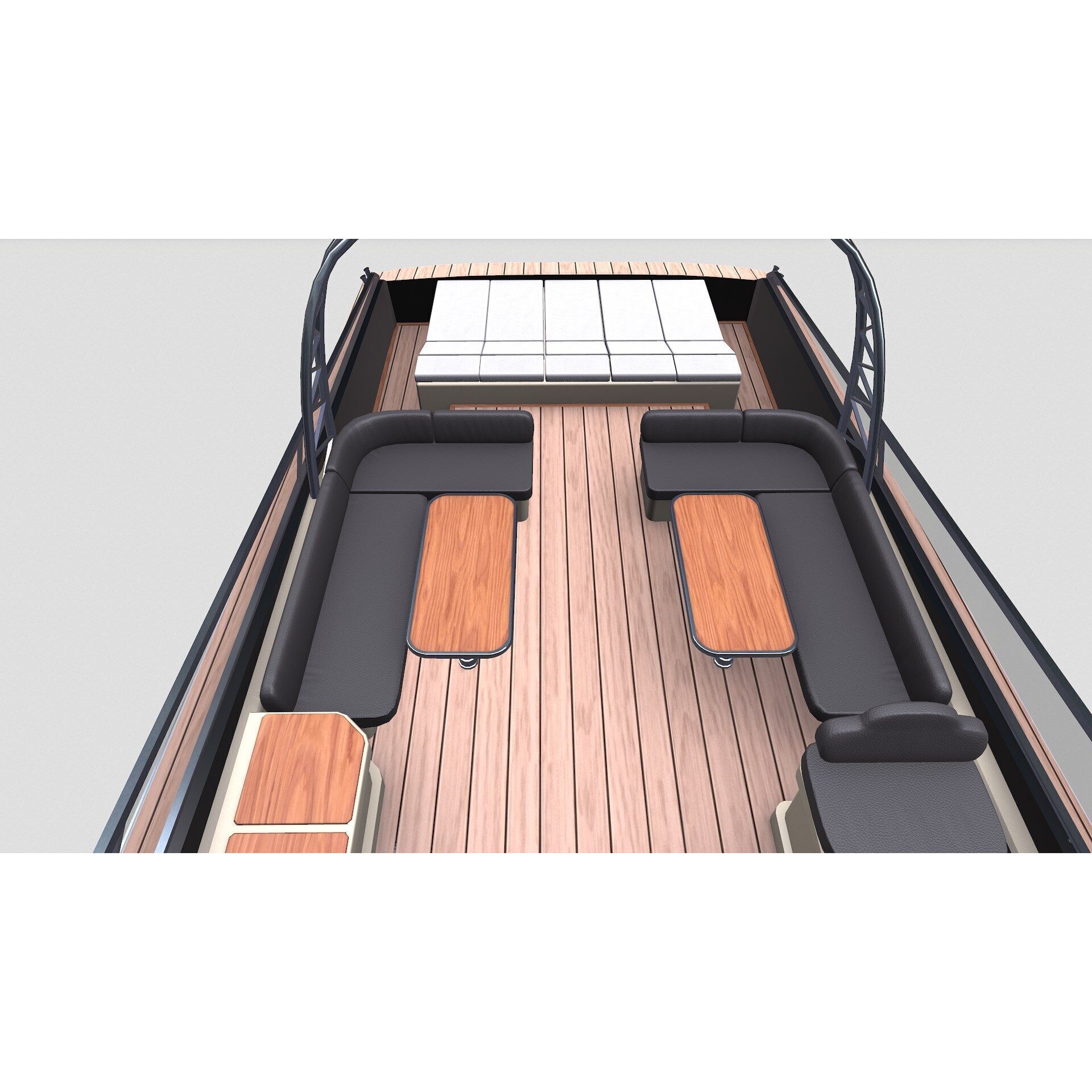 Luxury Boat - Low-Poly Game-Ready 3D Model - View 48