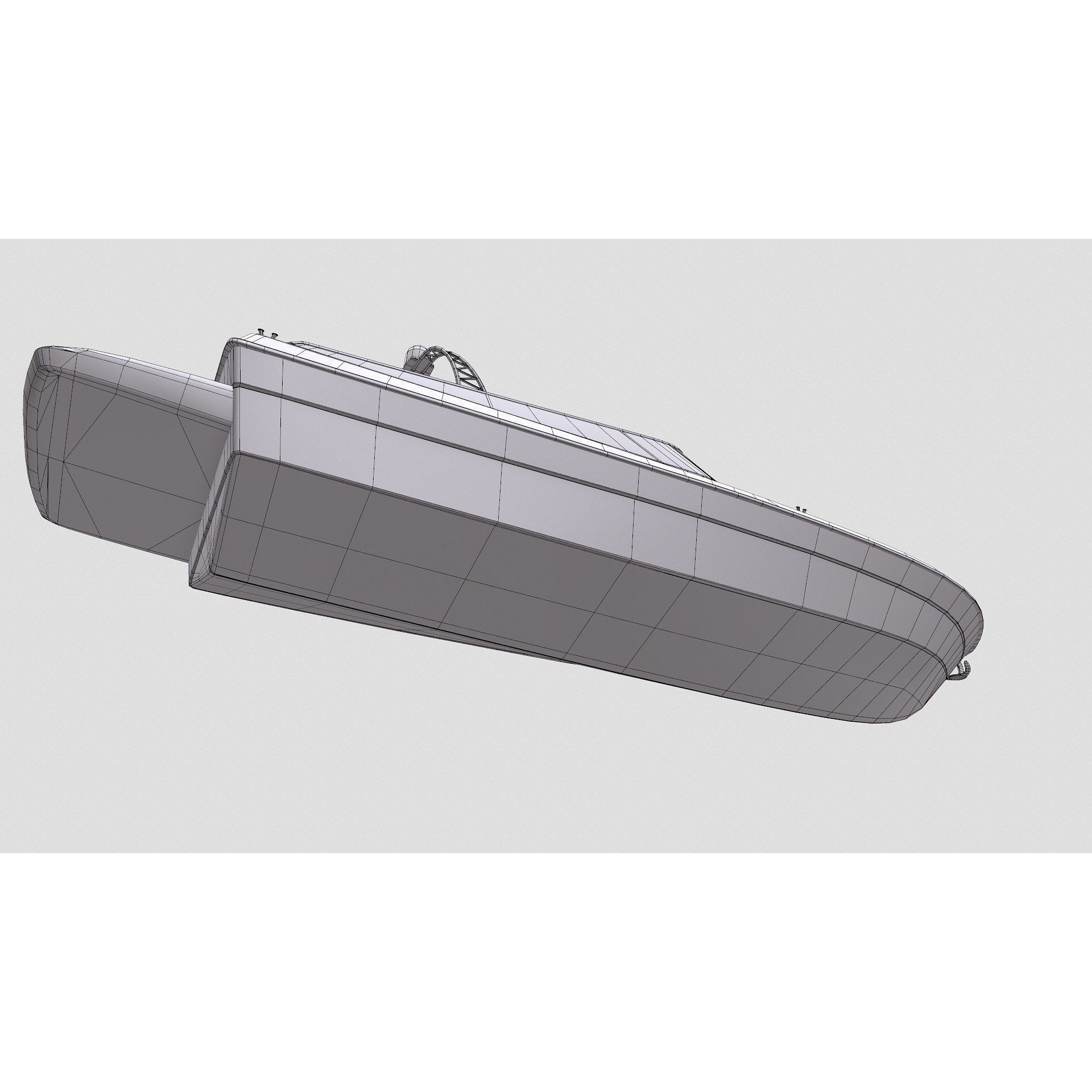 Luxury Boat - Low-Poly Game-Ready 3D Model - View 57