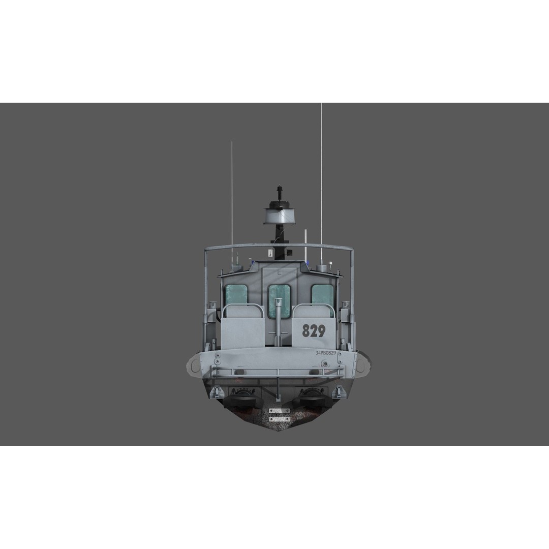 U.S. Navy Sea Ark 3D Model – Low Poly Game Asset, FBX, PBR Textures - View 13