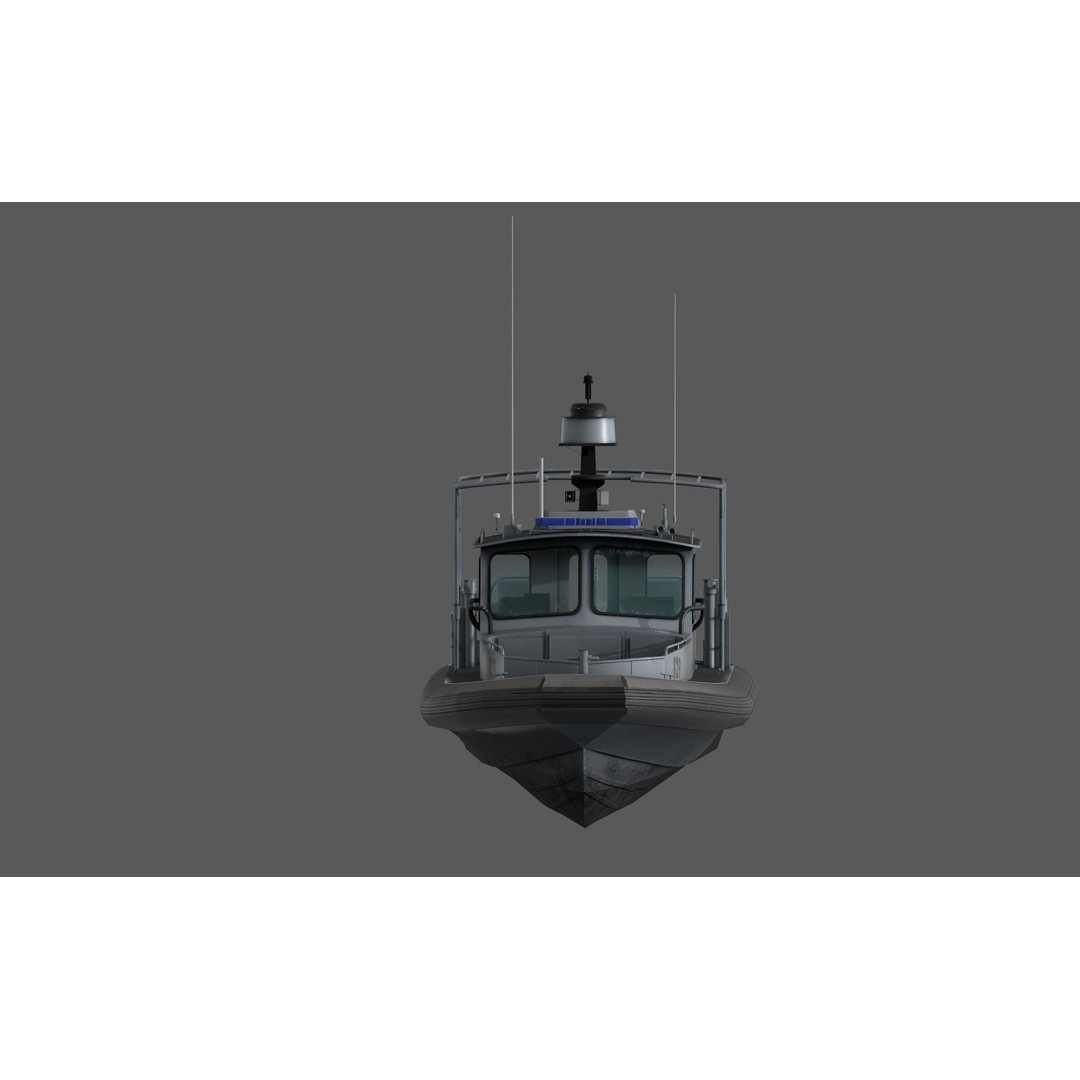 U.S. Navy Sea Ark 3D Model – Low Poly Game Asset, FBX, PBR Textures - View 3