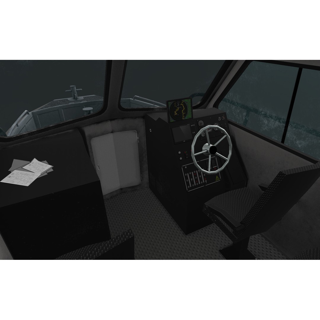 U.S. Navy Sea Ark 3D Model – Low Poly Game Asset, FBX, PBR Textures - View 5