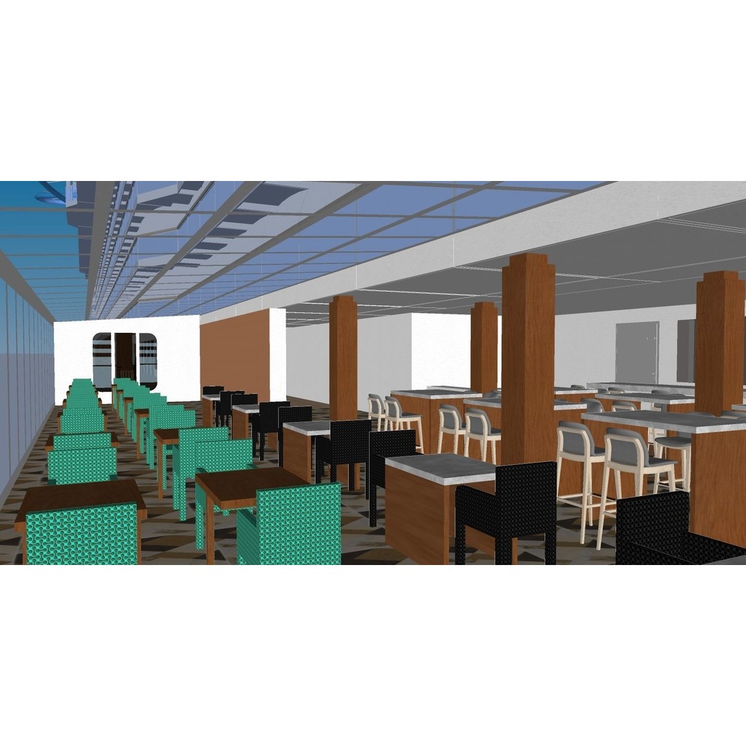 Norwegian Joy 3D Model – Detailed Watercraft Asset, Rigged, FBX - View 18