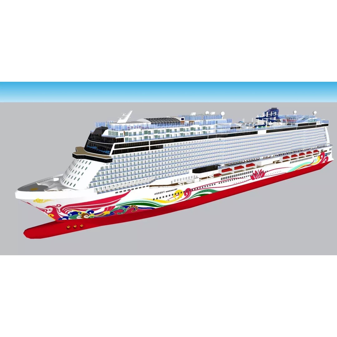 Norwegian Joy 3D Model – Detailed Watercraft Asset, Rigged, FBX - View 2