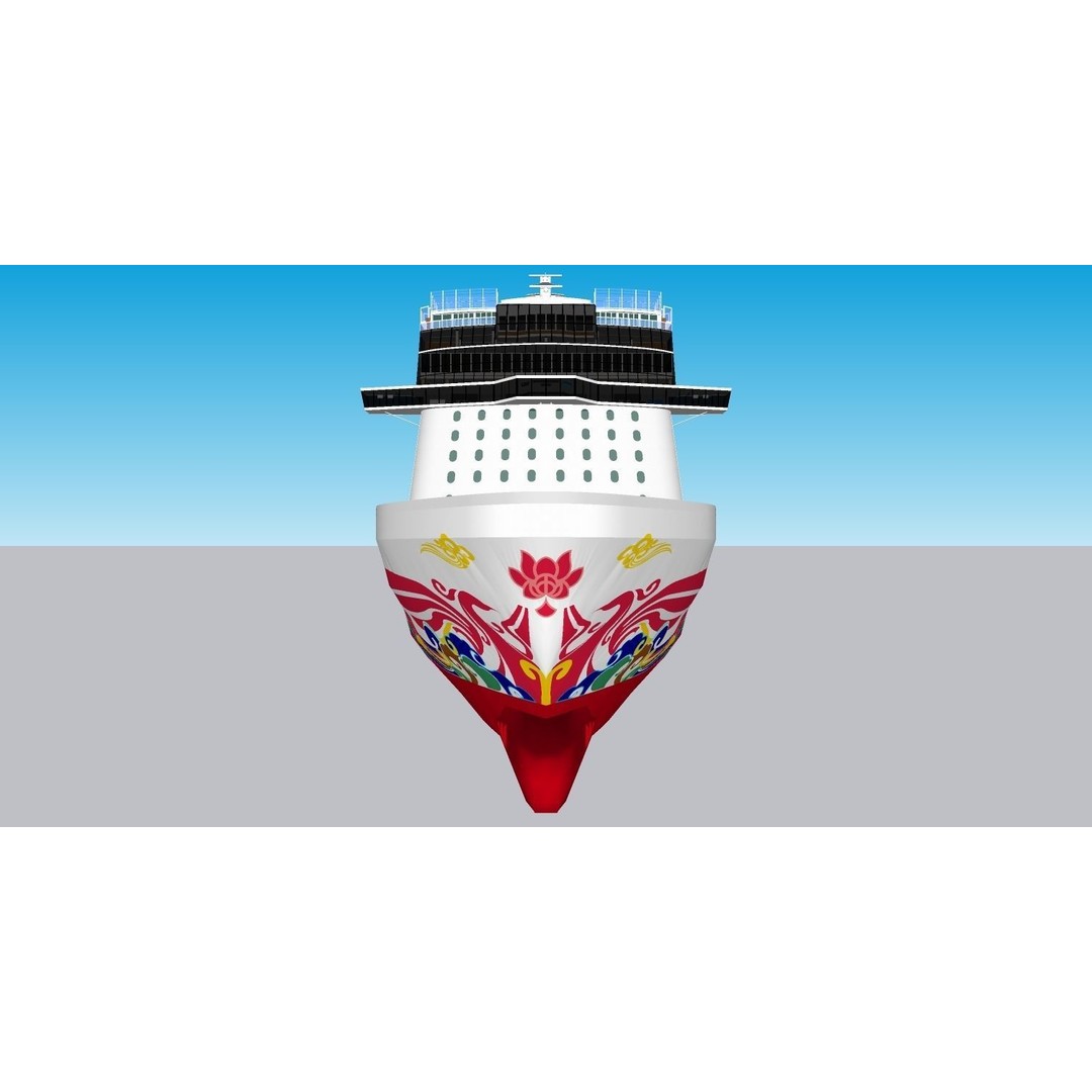 Norwegian Joy 3D Model – Detailed Watercraft Asset, Rigged, FBX - View 28