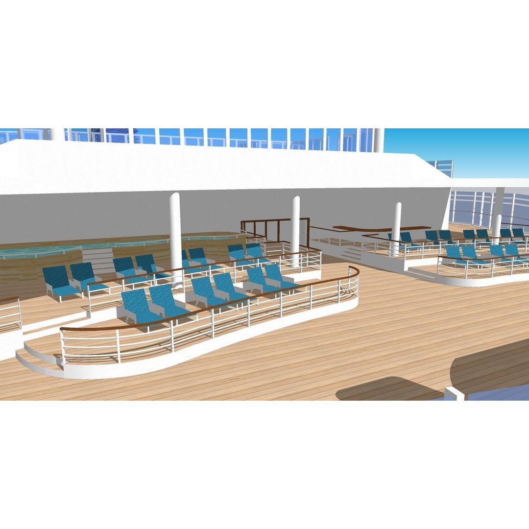 Norwegian Joy 3D Model – Detailed Watercraft Asset, Rigged, FBX - View 29