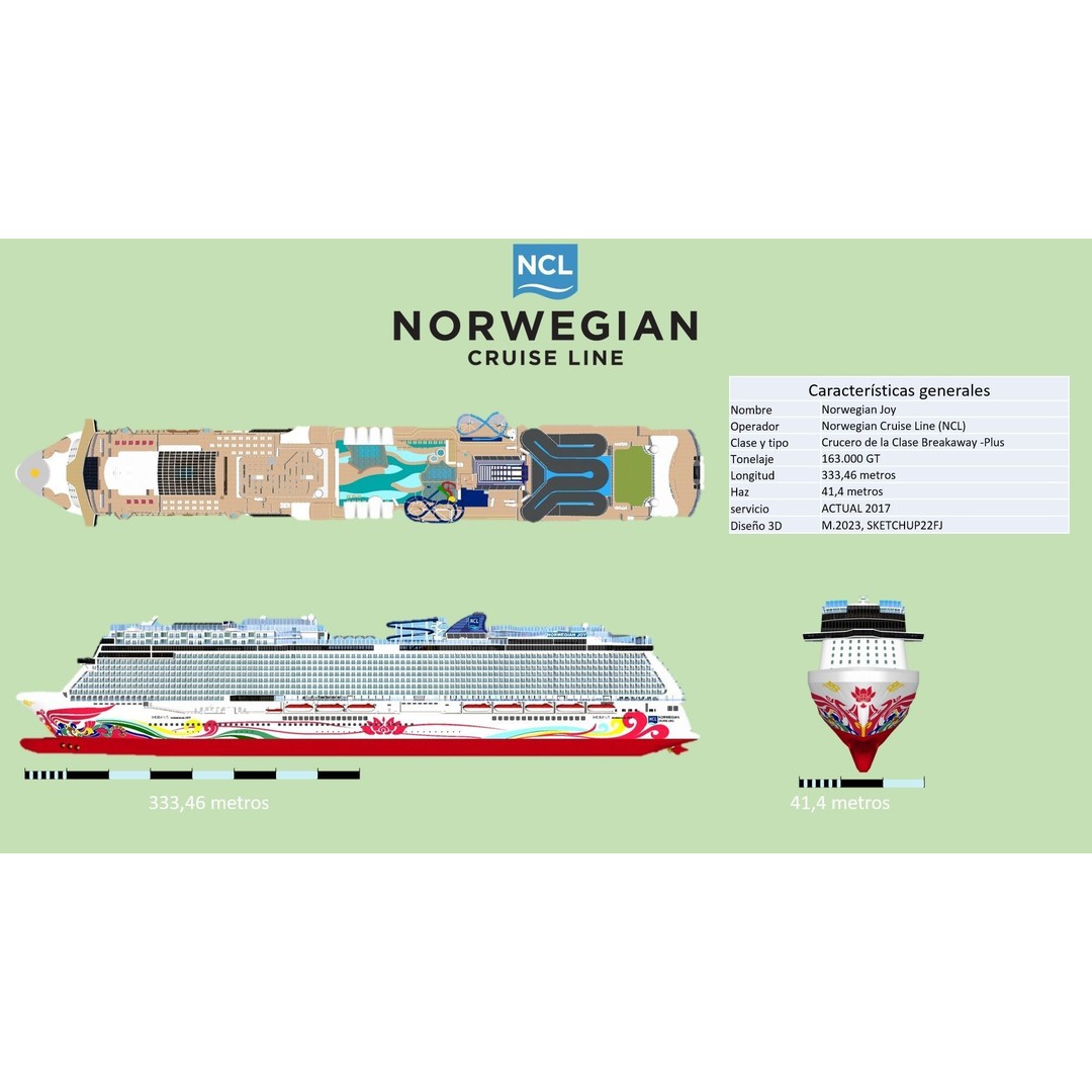 Norwegian Joy 3D Model – Detailed Watercraft Asset, Rigged, FBX - View 3