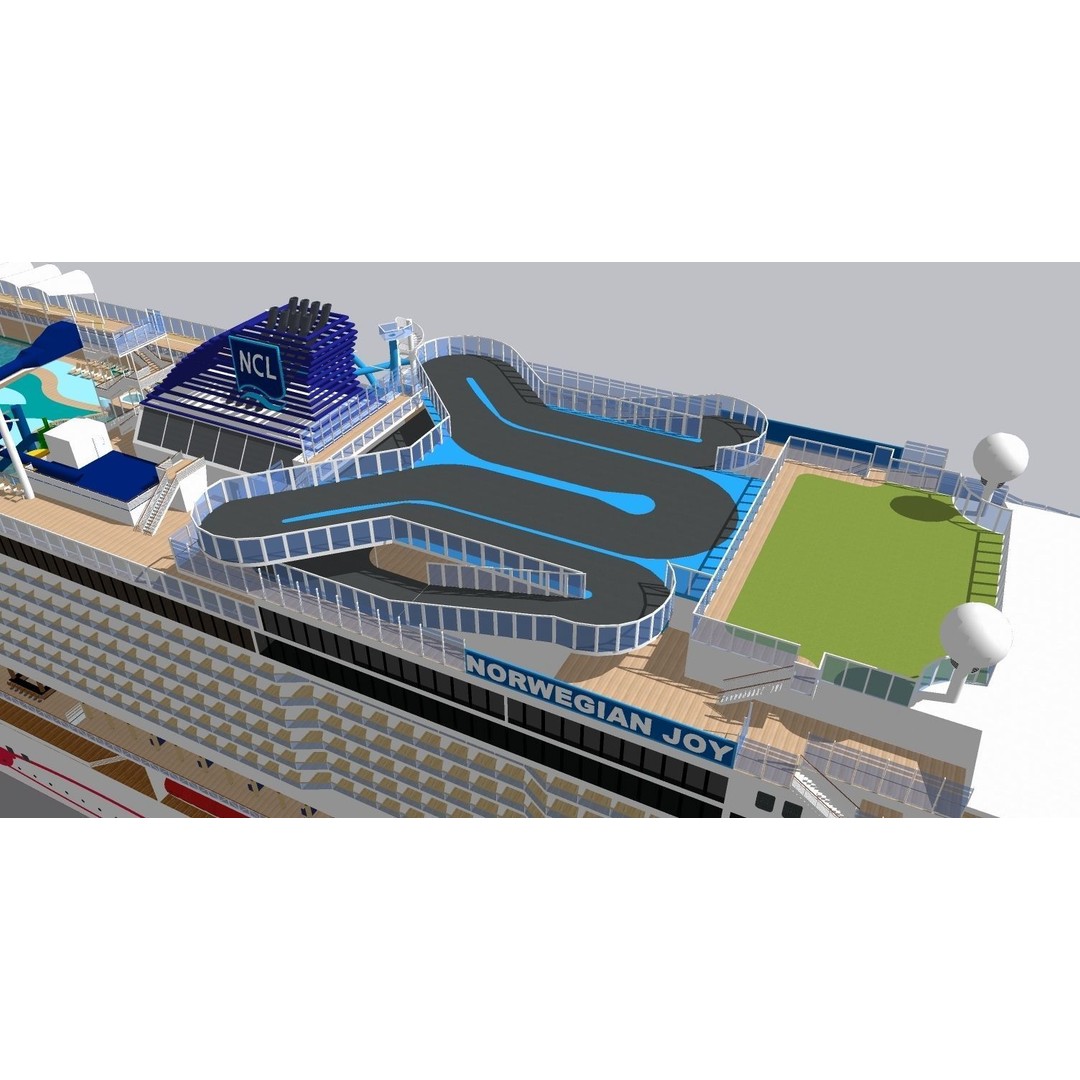 Norwegian Joy 3D Model – Detailed Watercraft Asset, Rigged, FBX - View 30