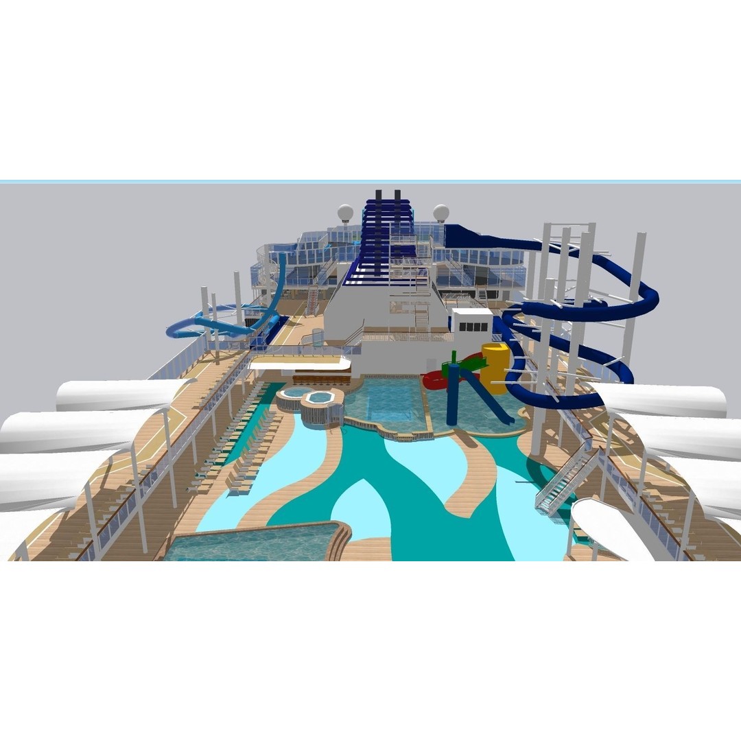 Norwegian Joy 3D Model – Detailed Watercraft Asset, Rigged, FBX - View 31