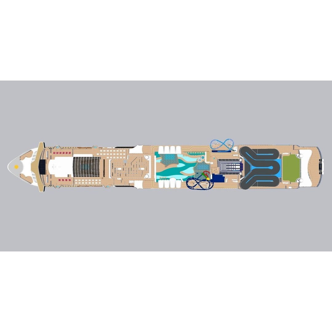 Norwegian Joy 3D Model – Detailed Watercraft Asset, Rigged, FBX - View 39
