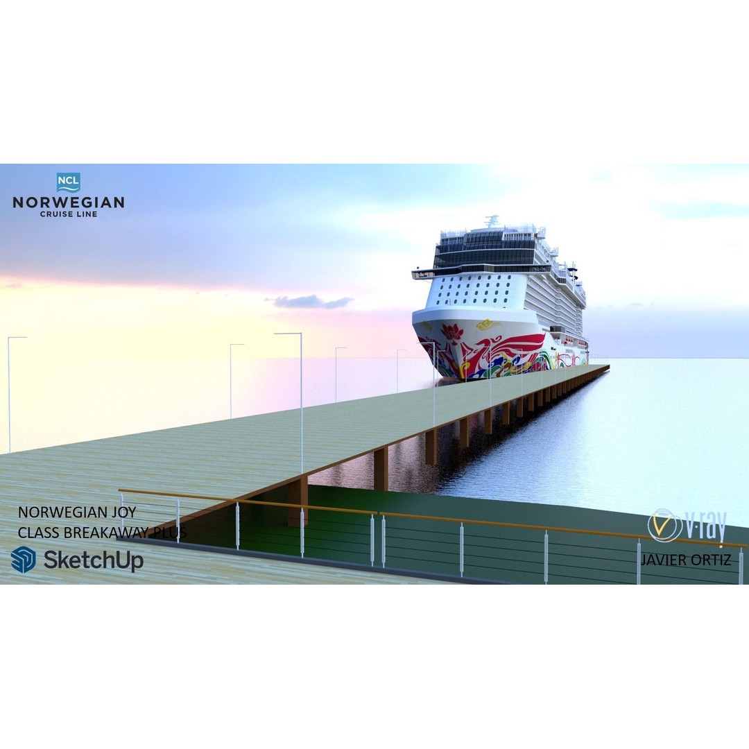 Norwegian Joy 3D Model – Detailed Watercraft Asset, Rigged, FBX - View 5