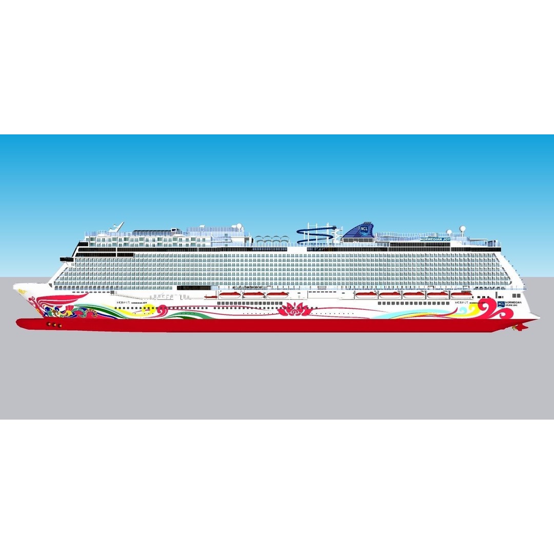 Norwegian Joy 3D Model – Detailed Watercraft Asset, Rigged, FBX - View 7