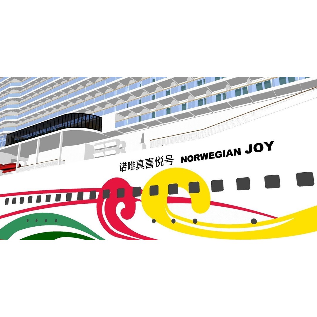 Norwegian Joy 3D Model – Detailed Watercraft Asset, Rigged, FBX - View 8