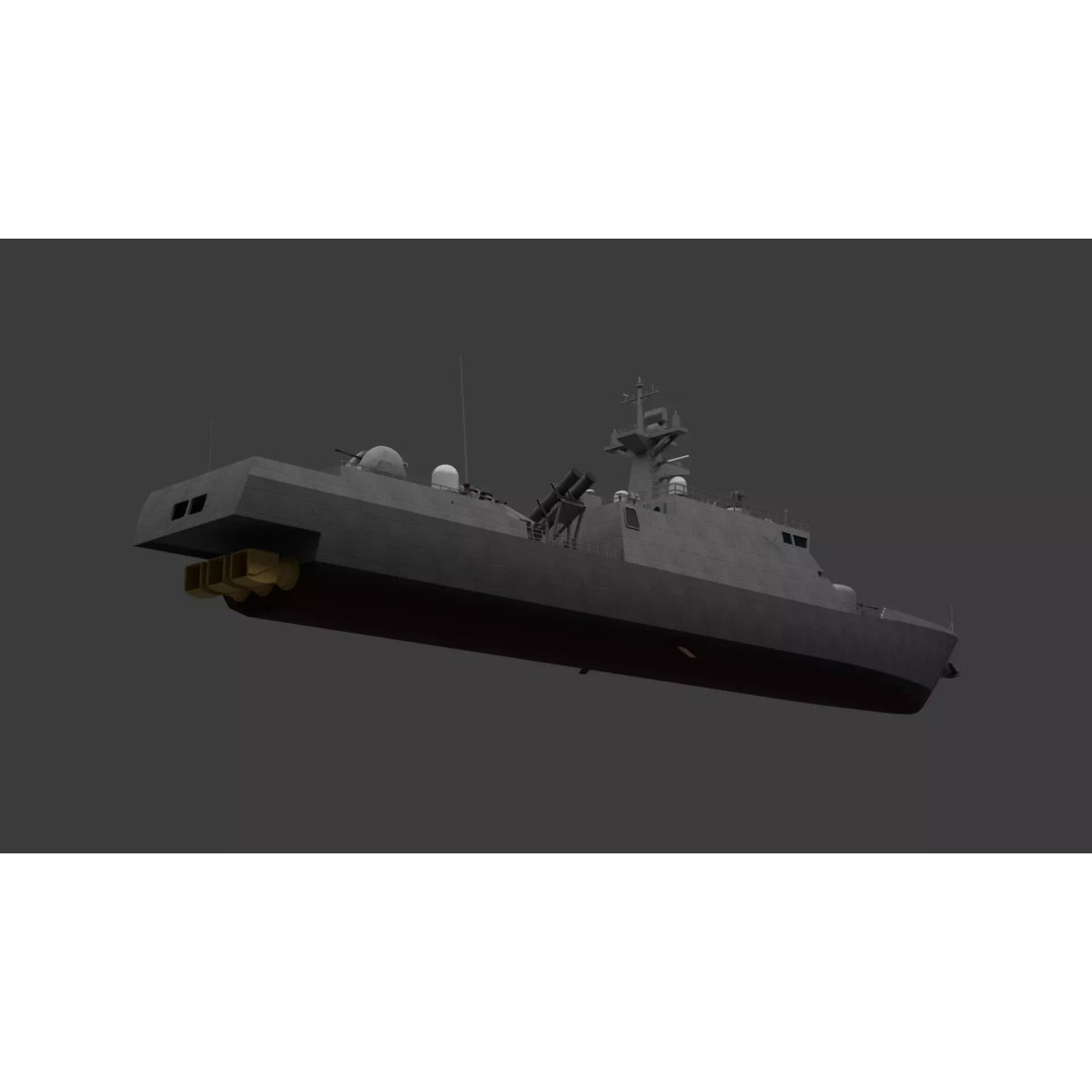 Yoon Youngha-class Patrol Missile Vessel 3D Model – Military Watercraft, FBX - View 13