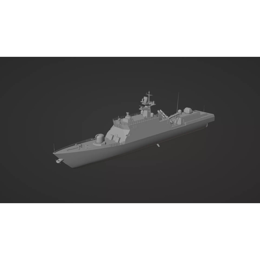 Yoon Youngha-class Patrol Missile Vessel 3D Model – Military Watercraft, FBX - View 6