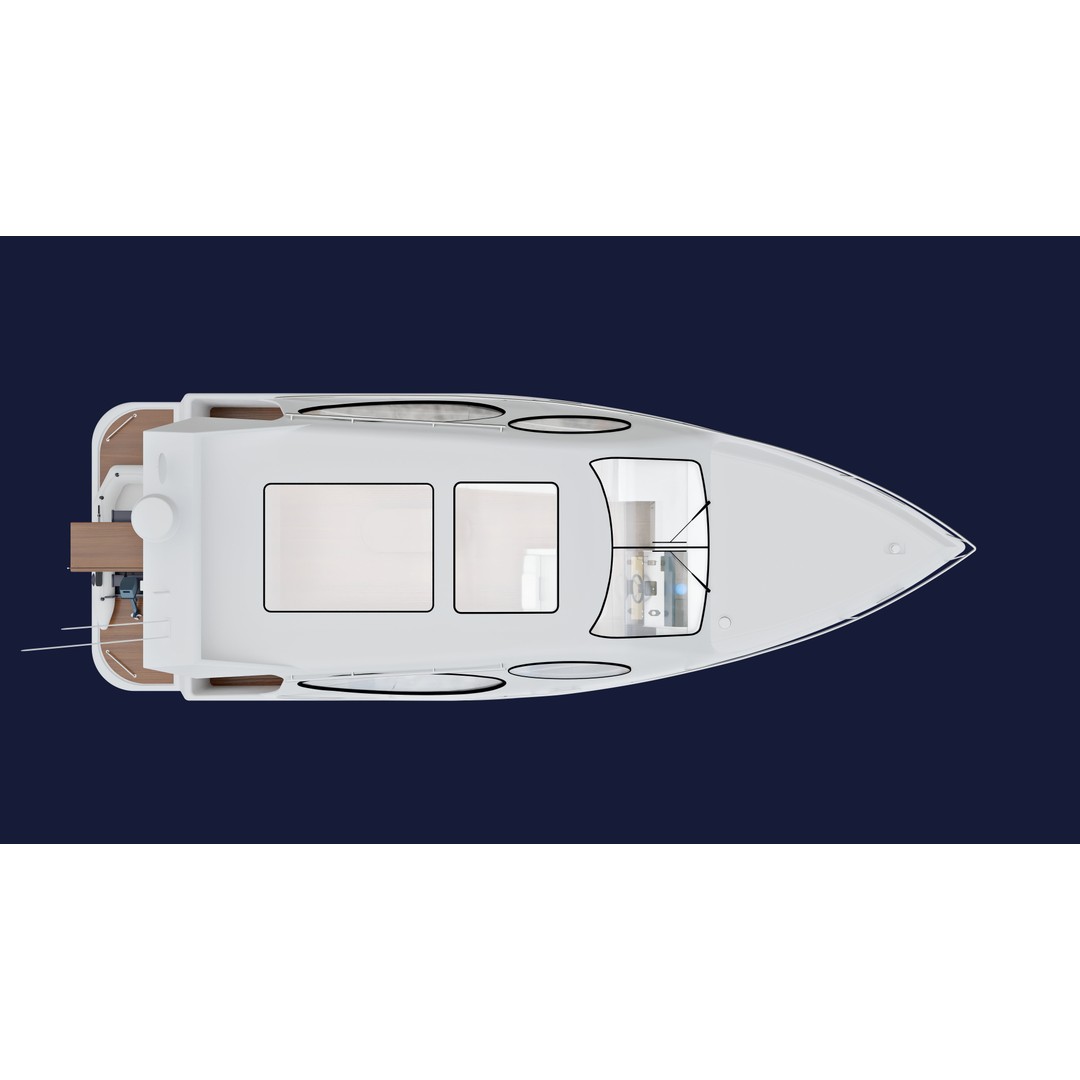 Yacht 3D Model – Photorealistic Design Asset, FBX, Blender - View 10