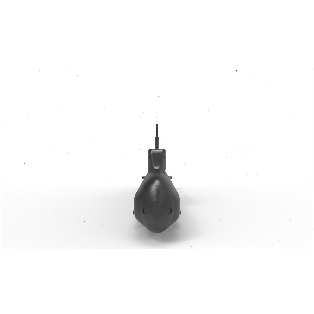 Type 214 Submarine 3D Model – Military Vessel, PBR Textures, FBX - View 6