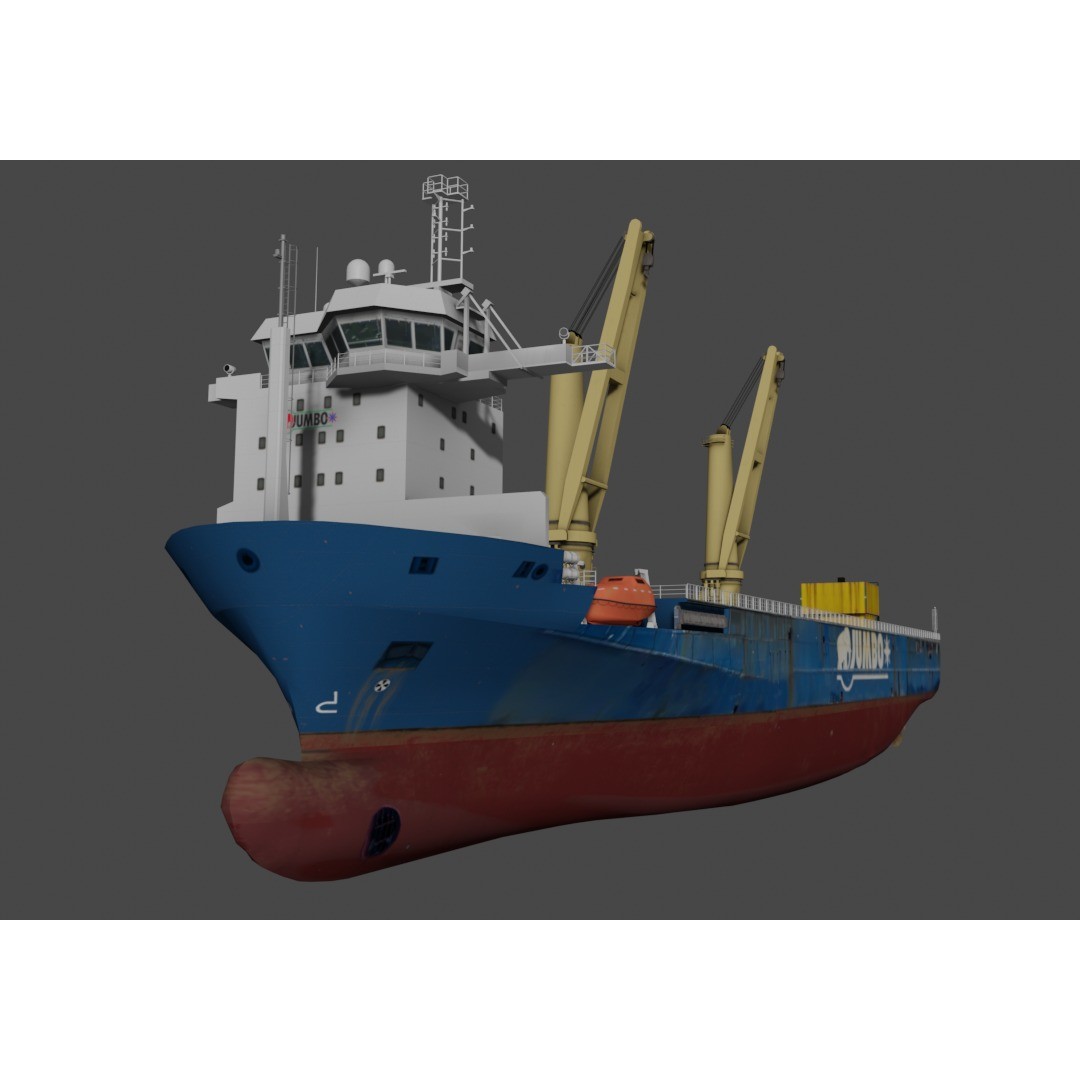 Jumbo Jubilee - Low-Poly Game-Ready 3D Model - View 13