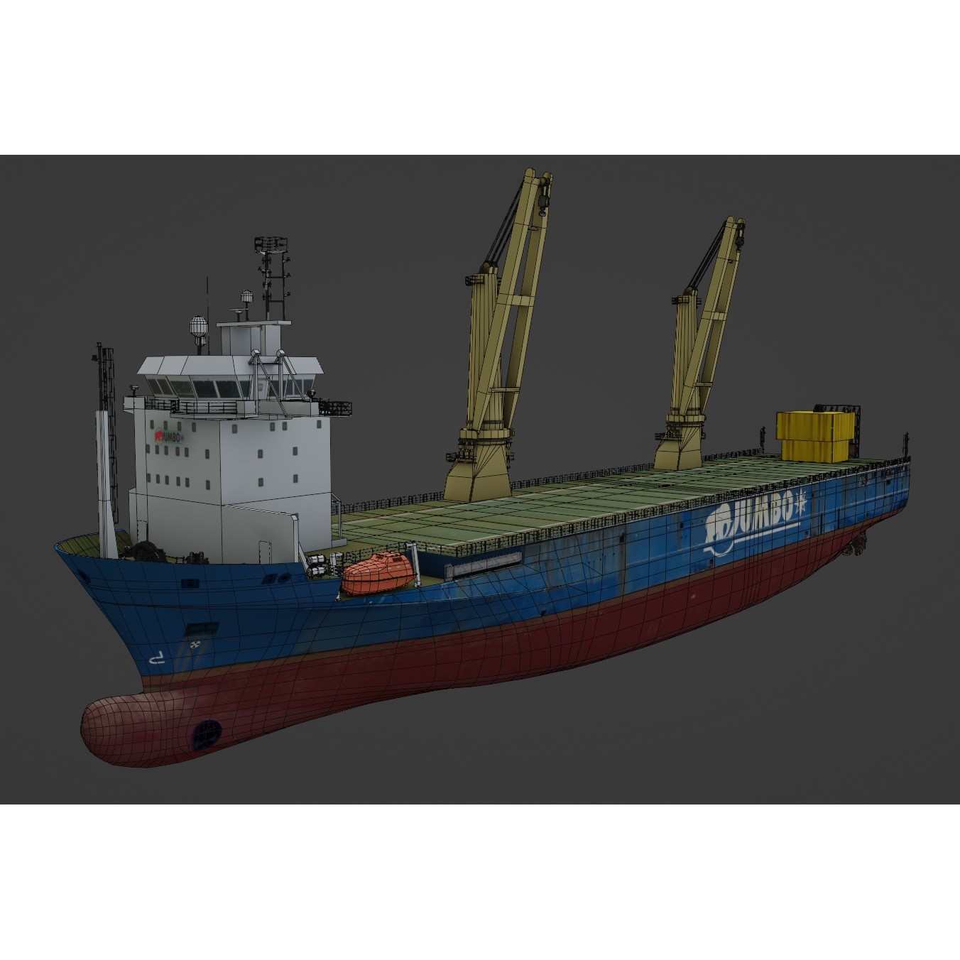 Jumbo Jubilee - Low-Poly Game-Ready 3D Model - View 5