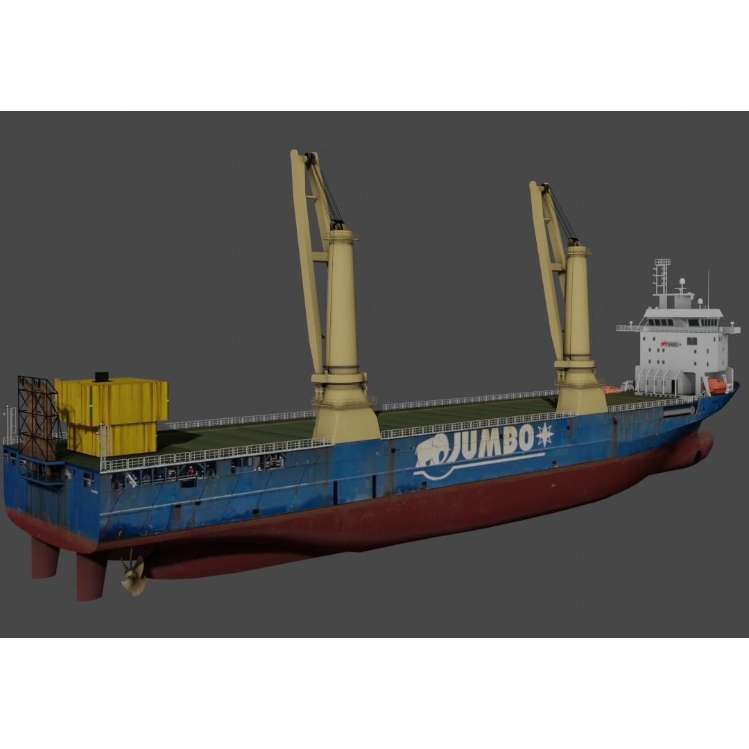 Jumbo Jubilee - Low-Poly Game-Ready 3D Model - View 6