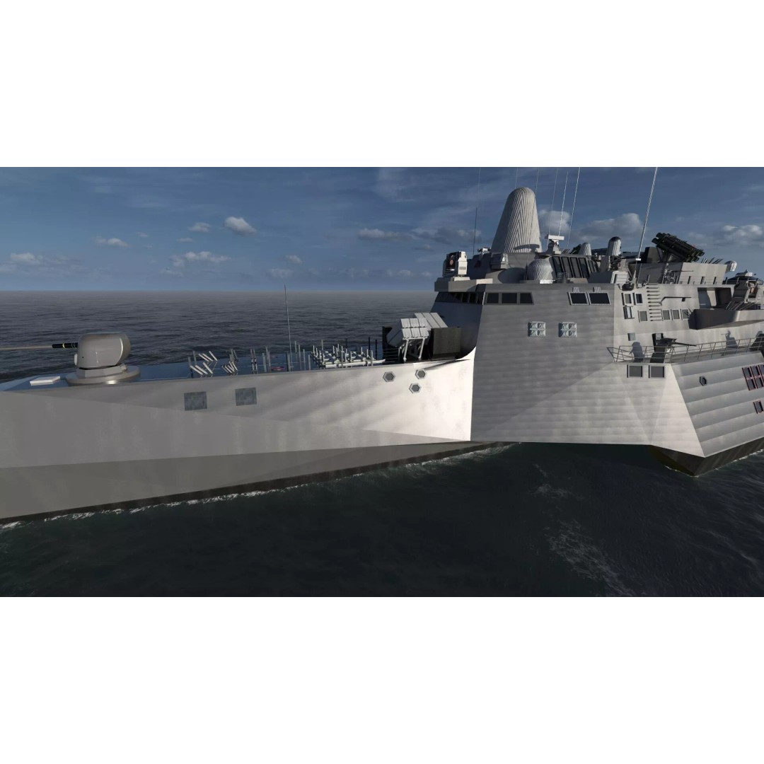 US Navy Independence Class Littoral Combat Ship 3D Model – Detailed Military Asset, Lumion Ready - View 10