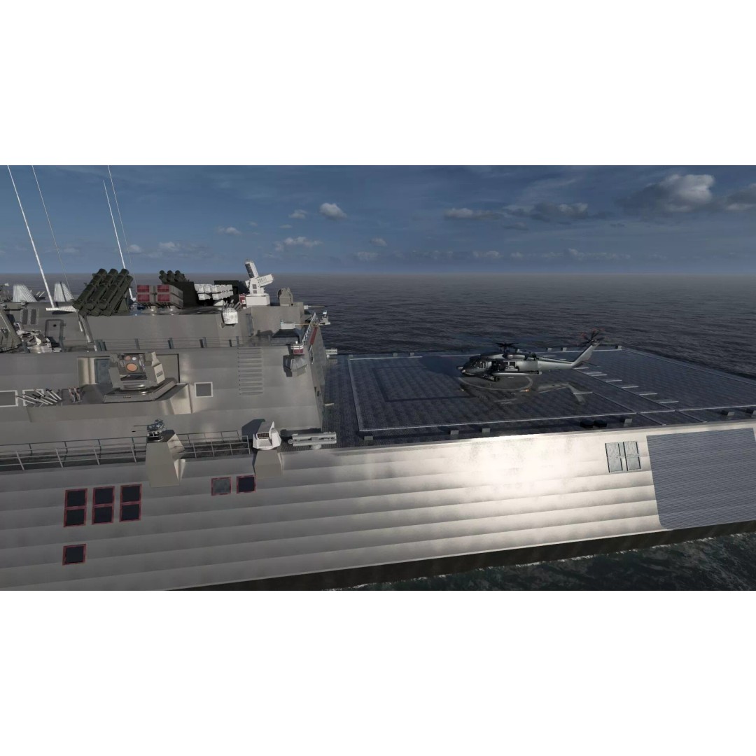 US Navy Independence Class Littoral Combat Ship 3D Model – Detailed Military Asset, Lumion Ready - View 13