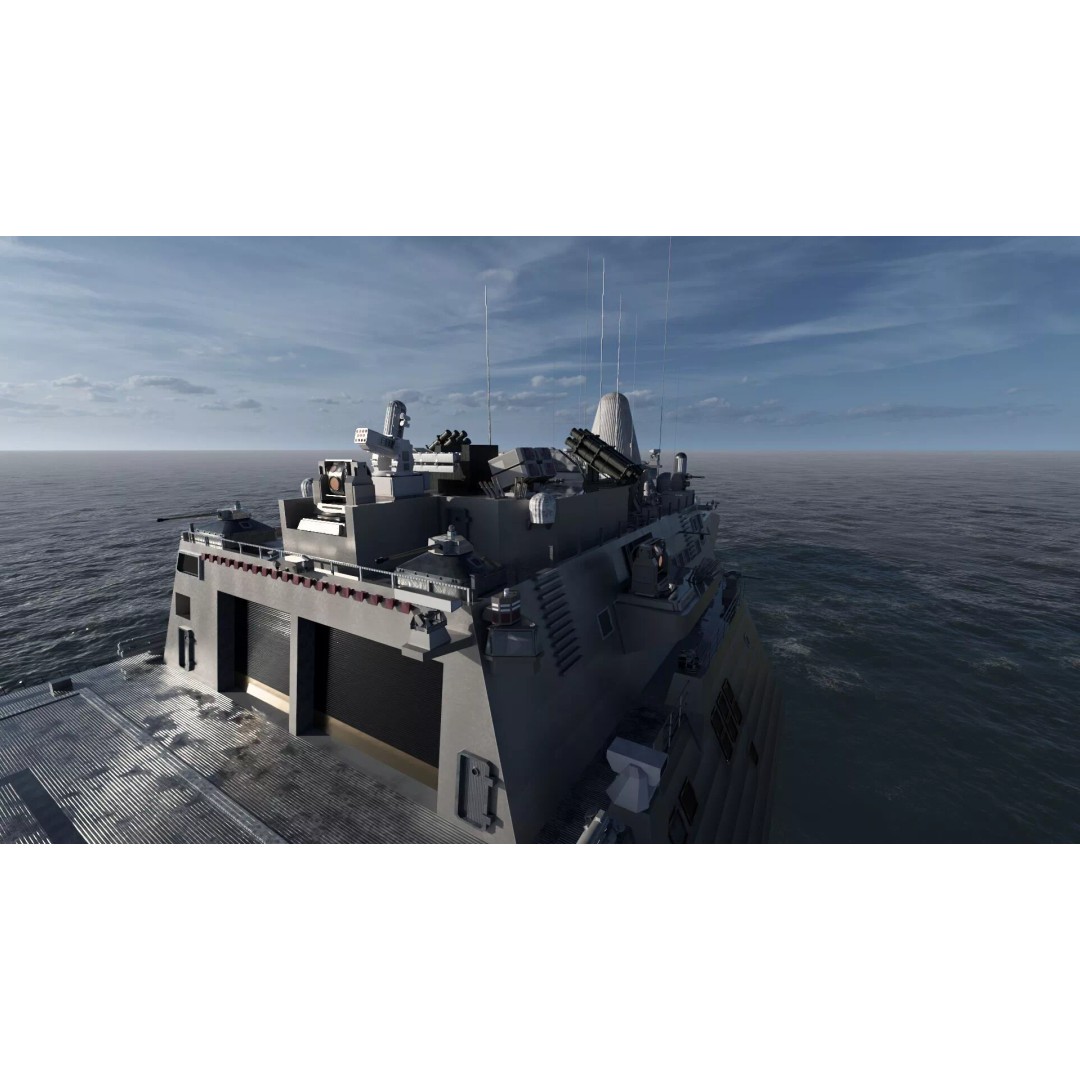 US Navy Independence Class Littoral Combat Ship 3D Model – Detailed Military Asset, Lumion Ready - View 18