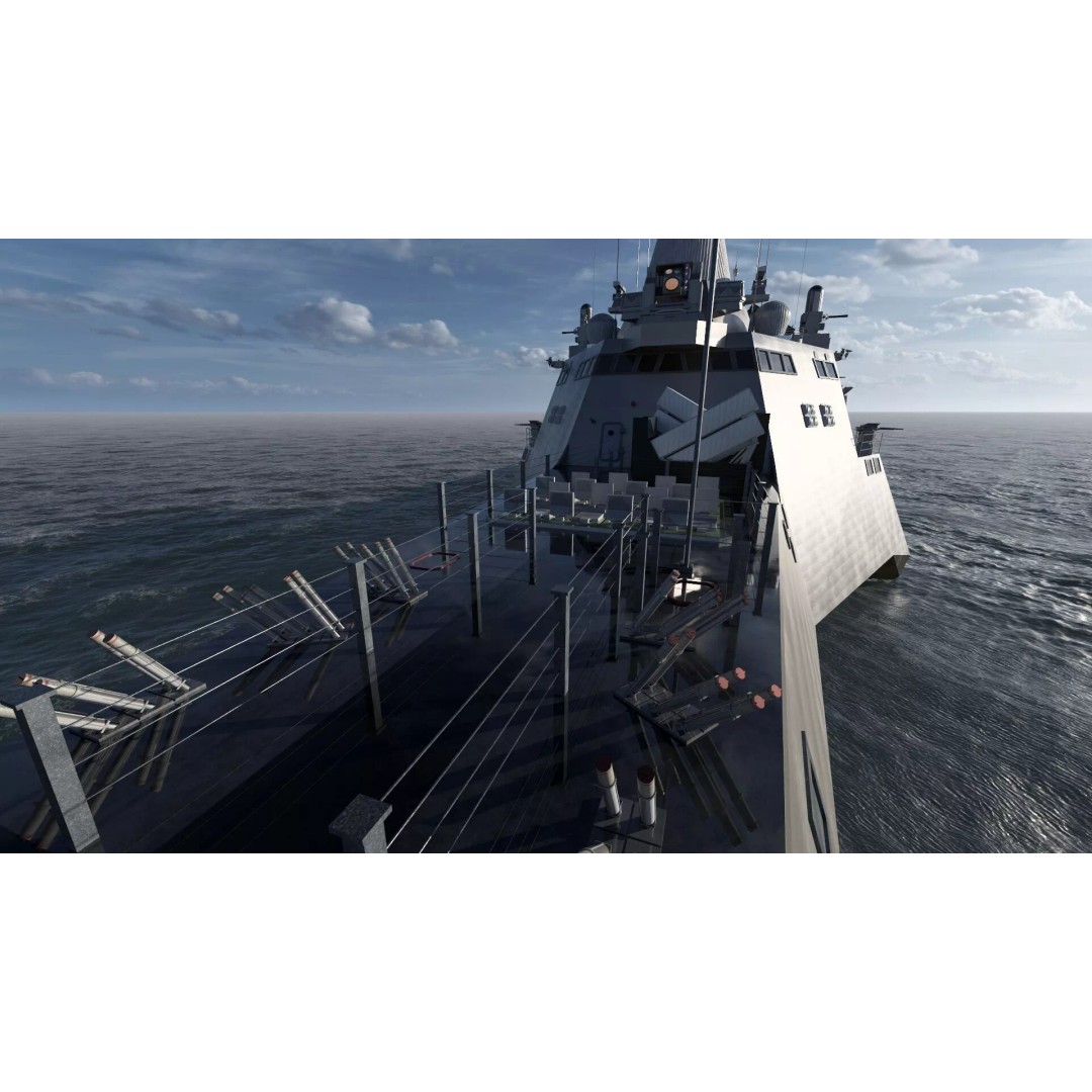 US Navy Independence Class Littoral Combat Ship 3D Model – Detailed Military Asset, Lumion Ready - View 24
