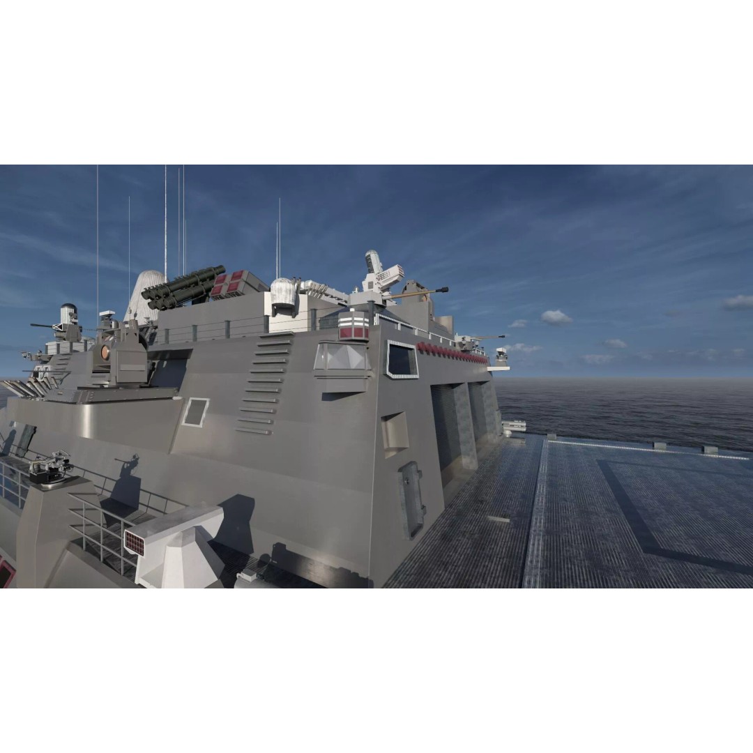 US Navy Independence Class Littoral Combat Ship 3D Model – Detailed Military Asset, Lumion Ready - View 35
