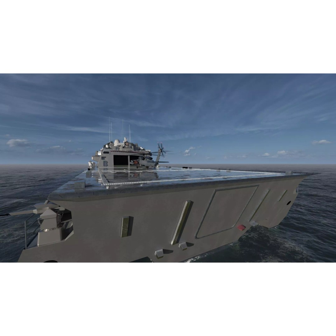 US Navy Independence Class Littoral Combat Ship 3D Model – Detailed Military Asset, Lumion Ready - View 39