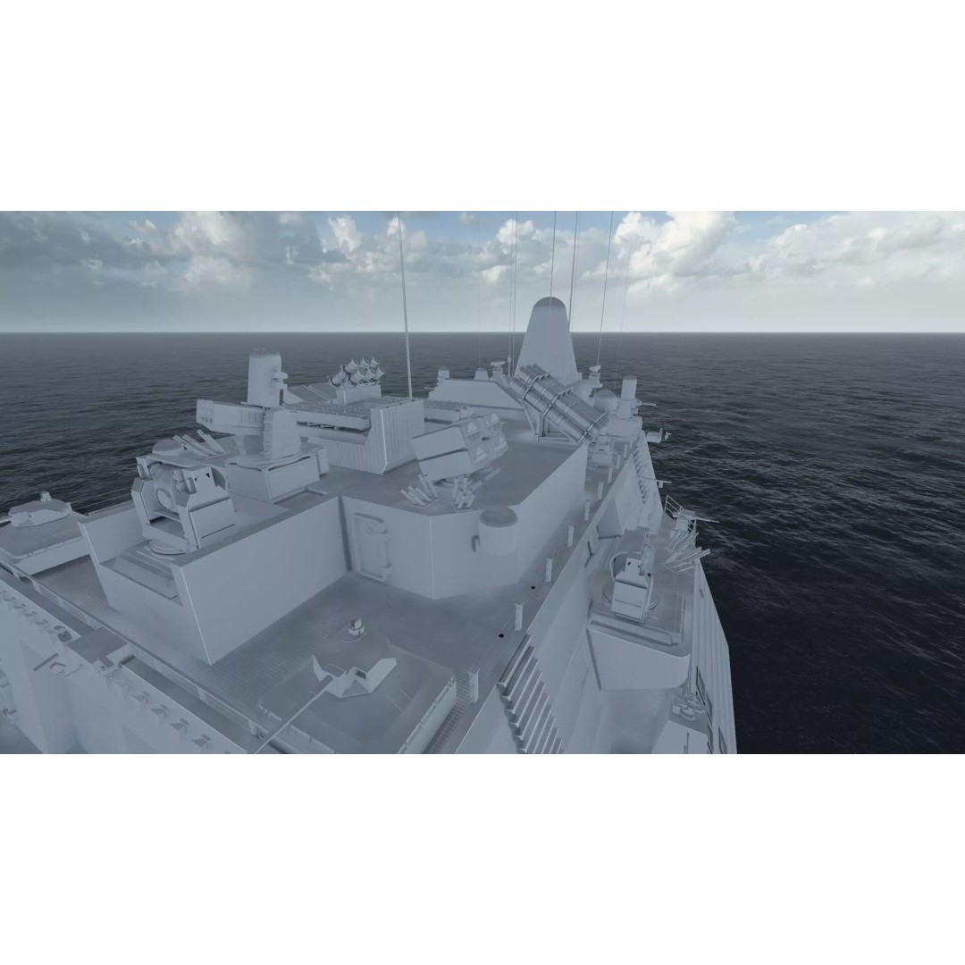 US Navy Independence Class Littoral Combat Ship 3D Model – Detailed Military Asset, Lumion Ready - View 45