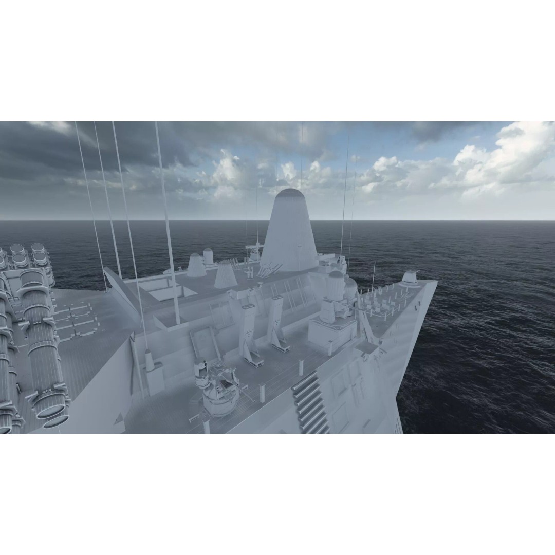 US Navy Independence Class Littoral Combat Ship 3D Model – Detailed Military Asset, Lumion Ready - View 47