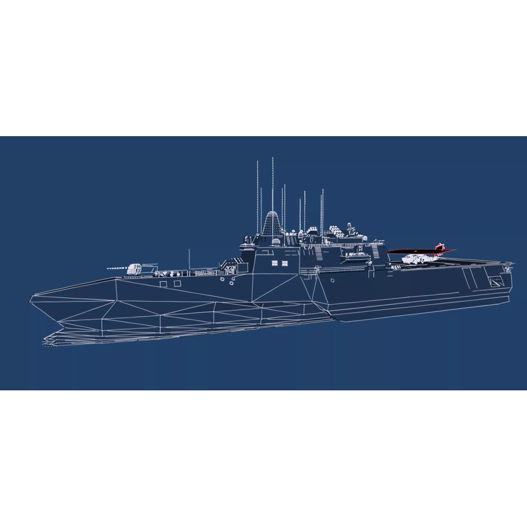 US Navy Independence Class Littoral Combat Ship 3D Model – Detailed Military Asset, Lumion Ready - View 49
