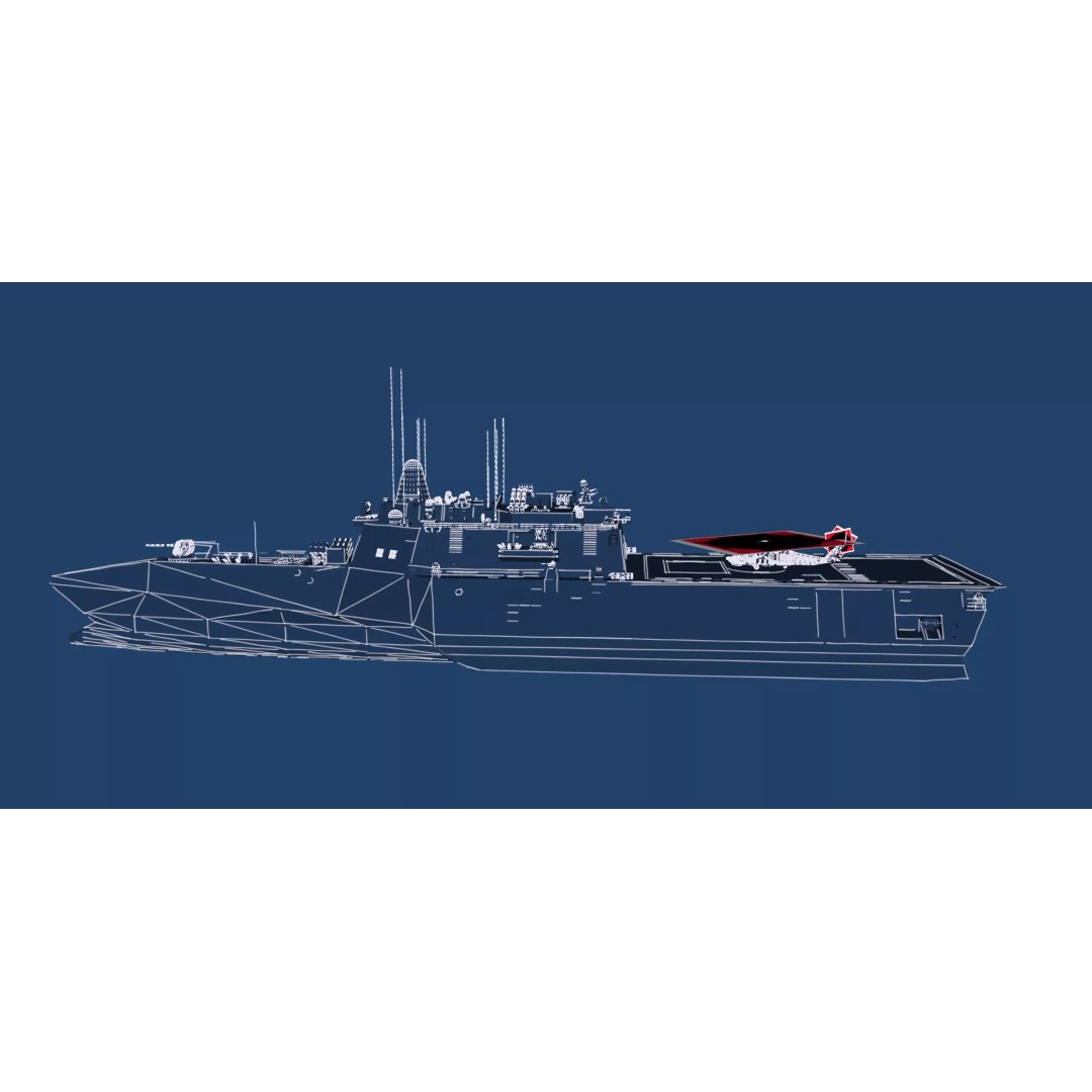 US Navy Independence Class Littoral Combat Ship 3D Model – Detailed Military Asset, Lumion Ready - View 50