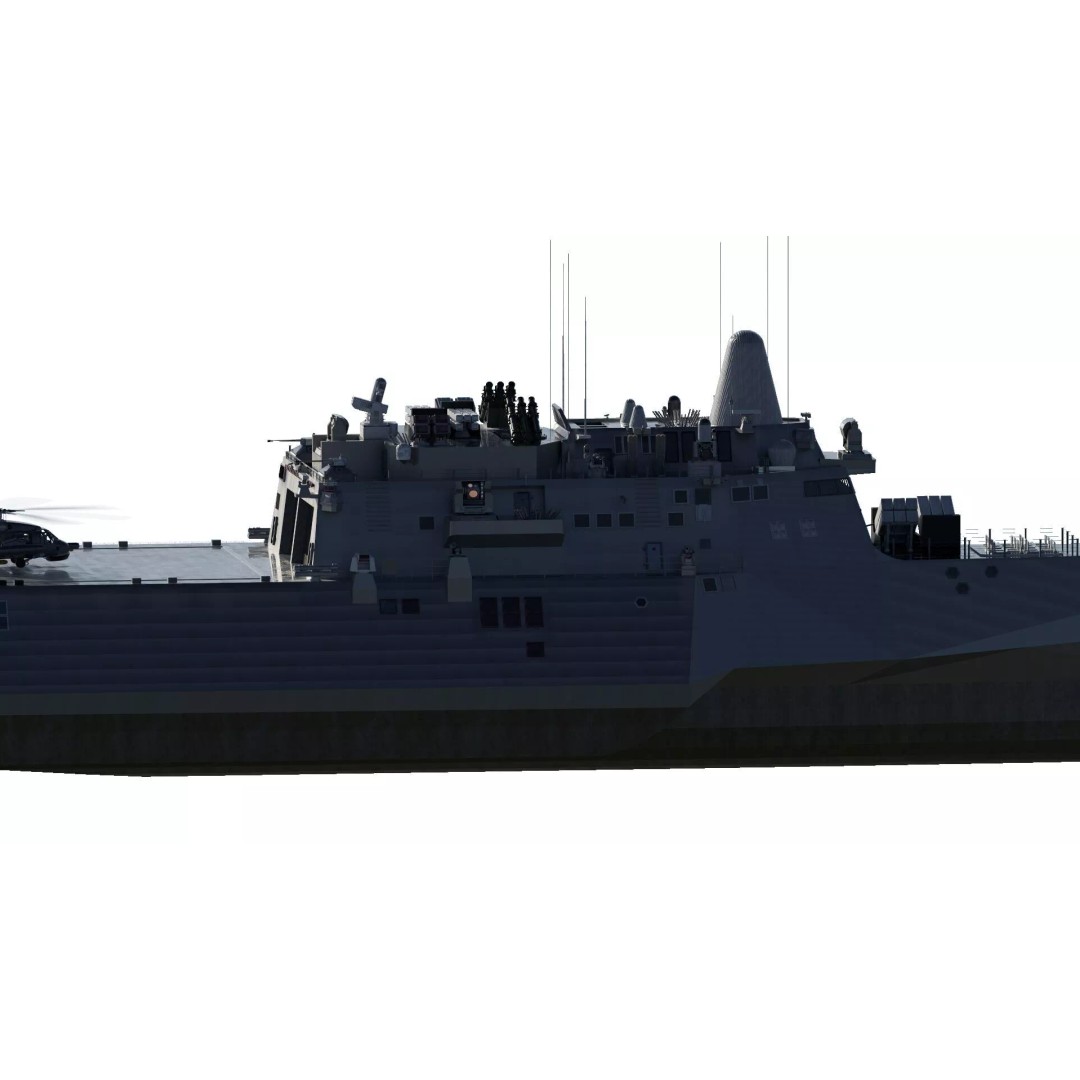 US Navy Independence Class Littoral Combat Ship 3D Model – Detailed Military Asset, Lumion Ready - View 7