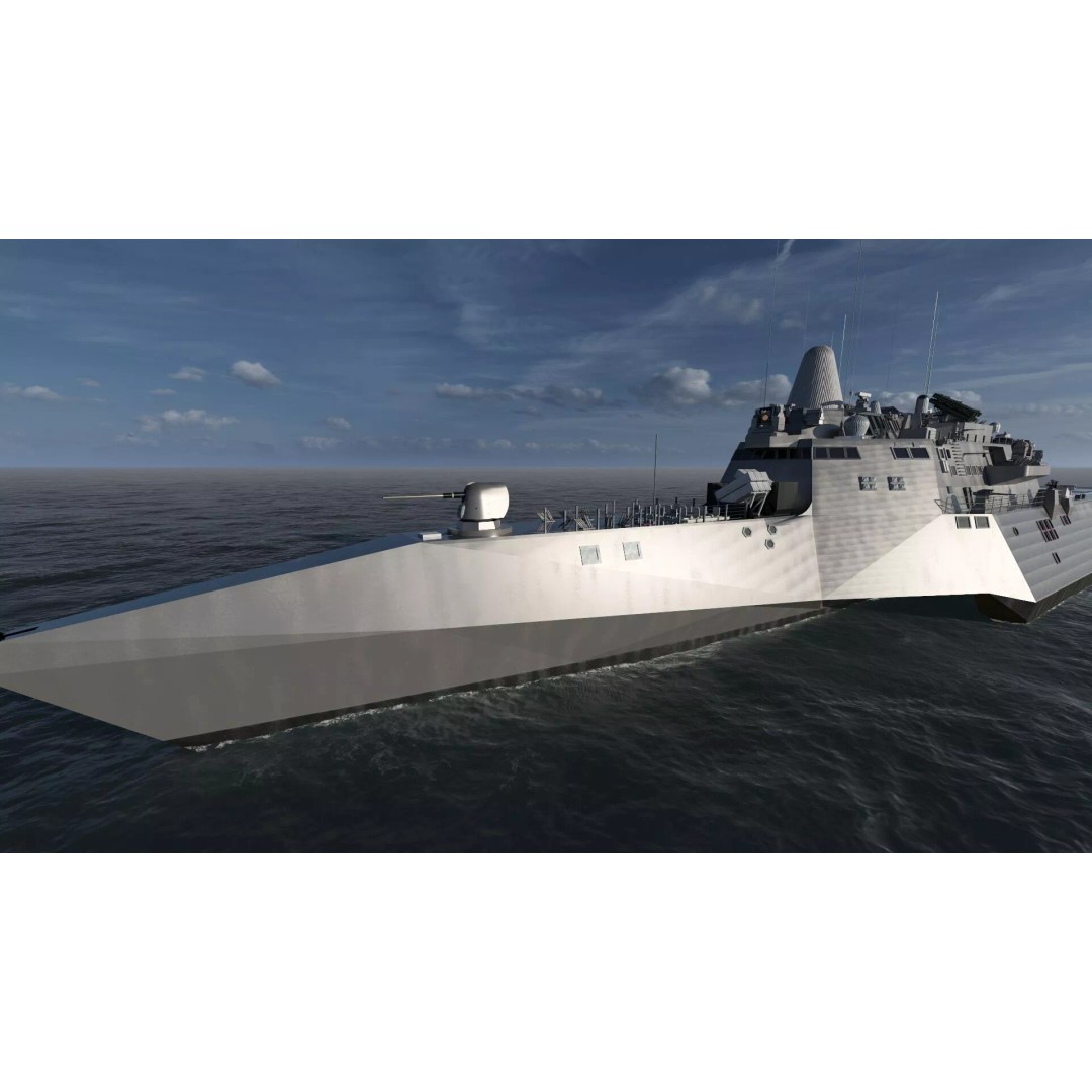 US Navy Independence Class Littoral Combat Ship 3D Model – Detailed Military Asset, Lumion Ready - View 9