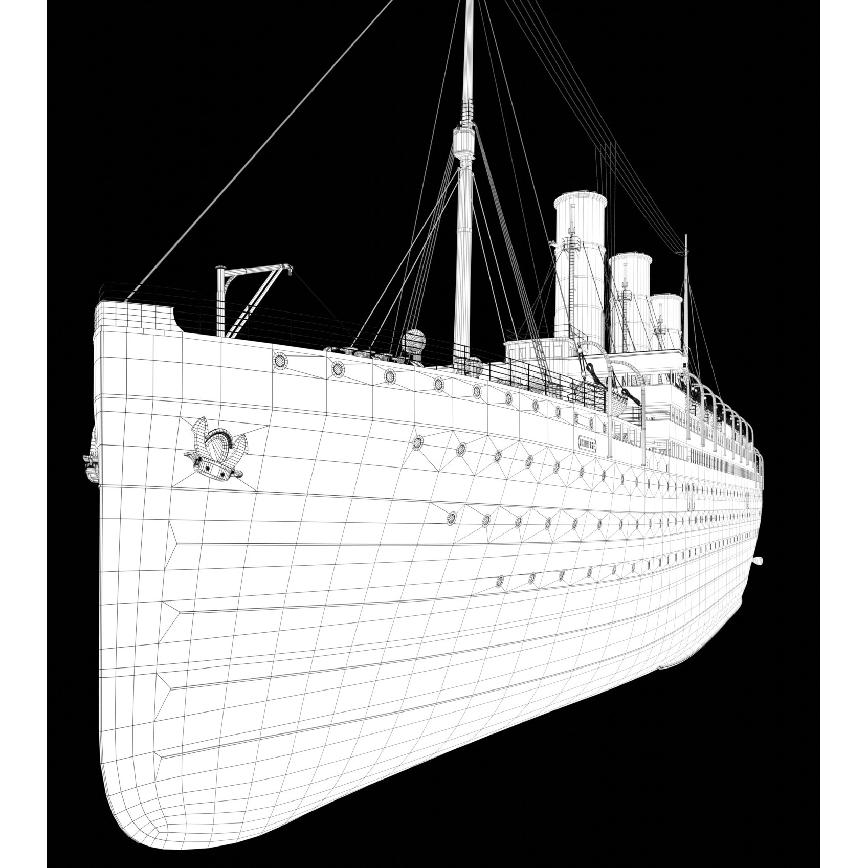 Steam Liner - Historic Watercraft 3D Model - View 21