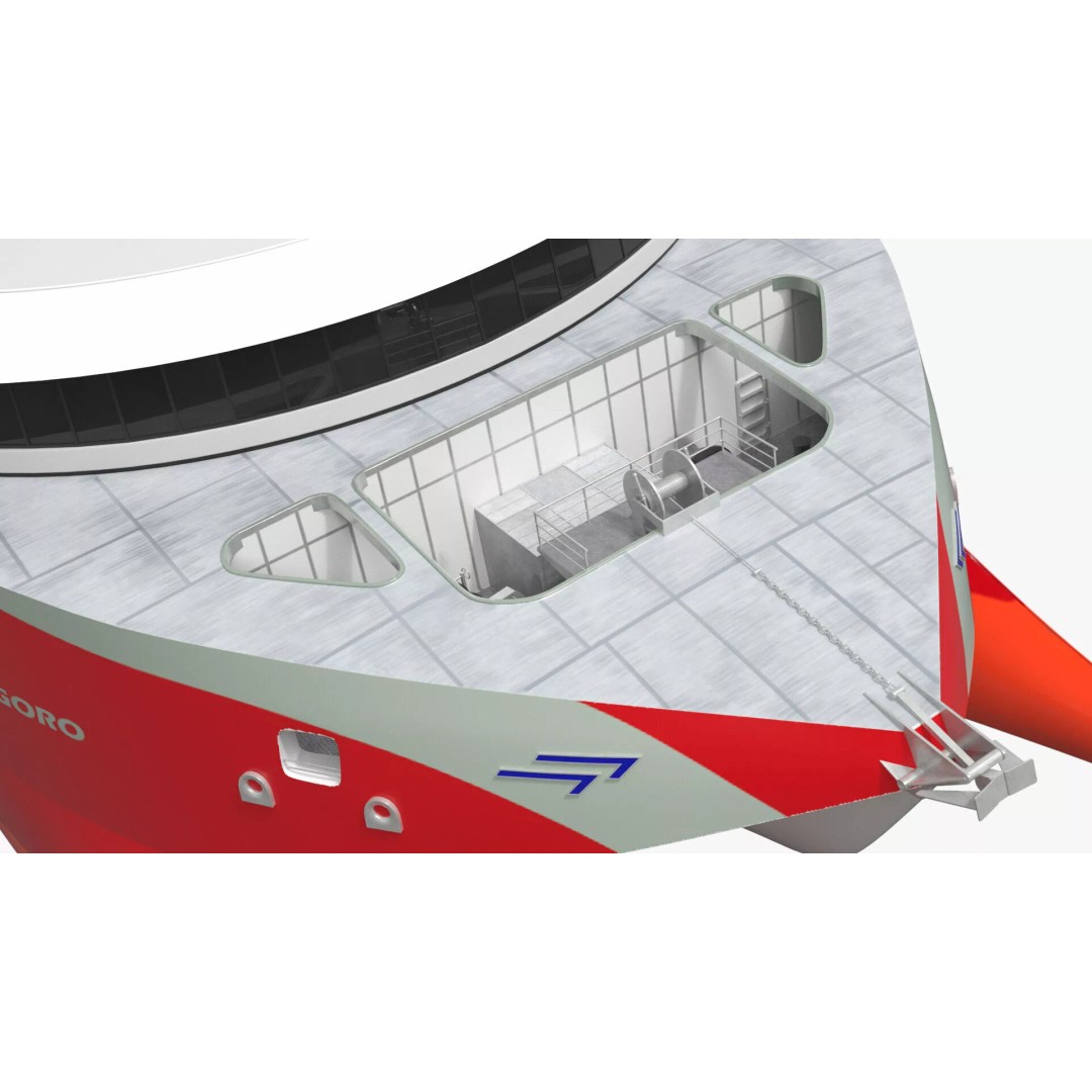 Armas Electric Twin-Hull Ship 3D Model – High-Quality Catamaran Ferry, FBX - View 12