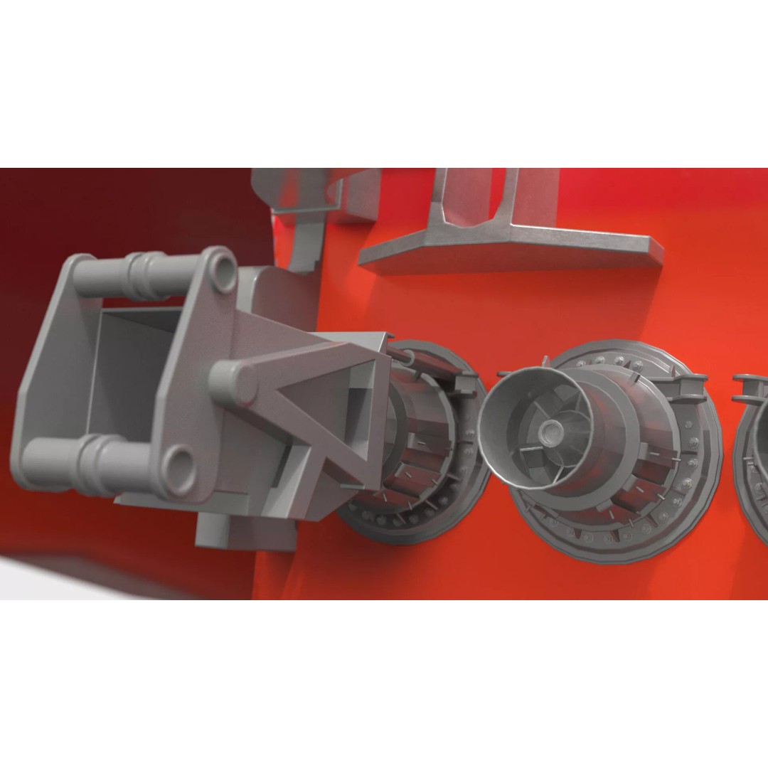 Armas Electric Twin-Hull Ship 3D Model – High-Quality Catamaran Ferry, FBX - View 13