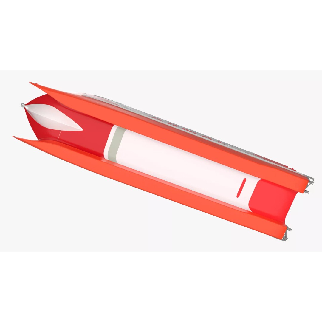 Armas Electric Twin-Hull Ship 3D Model – High-Quality Catamaran Ferry, FBX - View 9